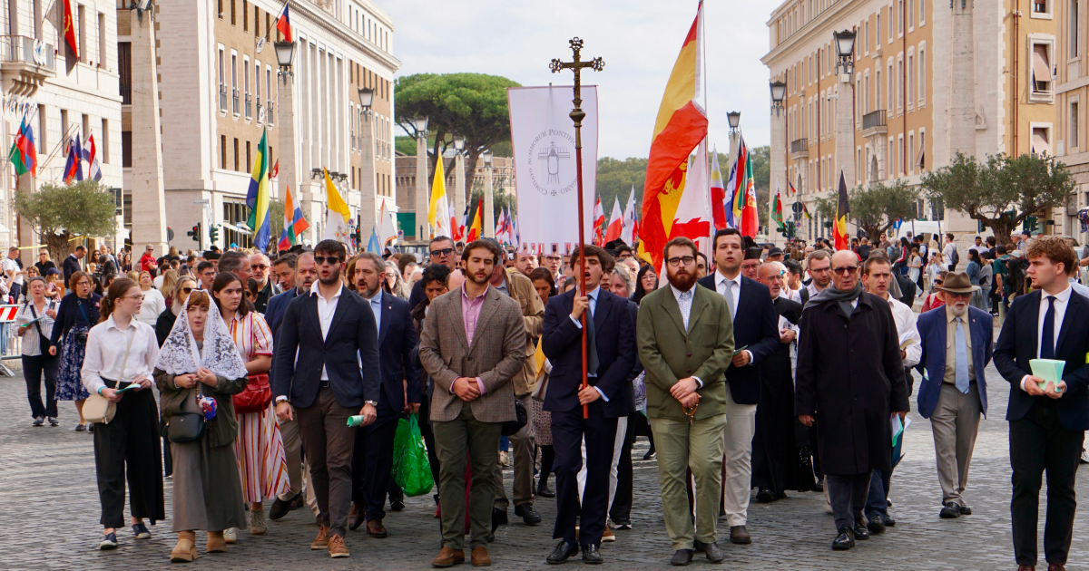 What happened at the Latin Mass pilgrimage in Rome this weekend?